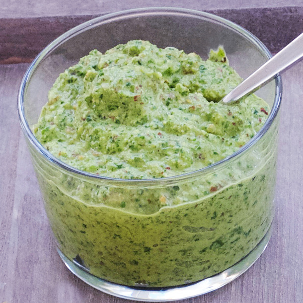 Spinatpesto