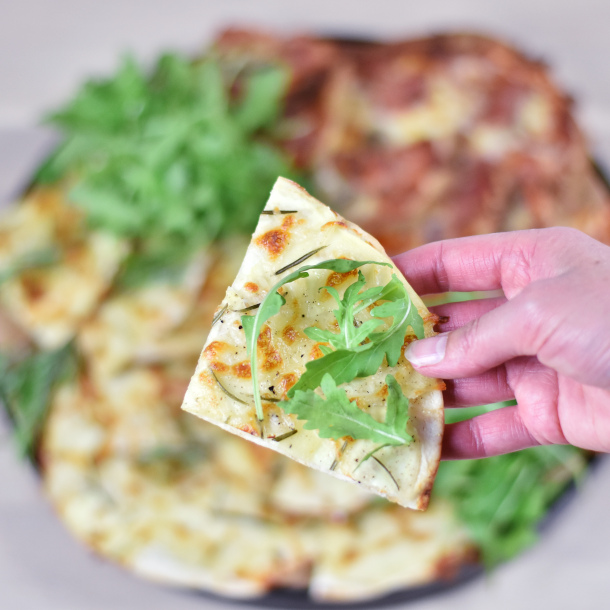 Tortillapizza med kartofler