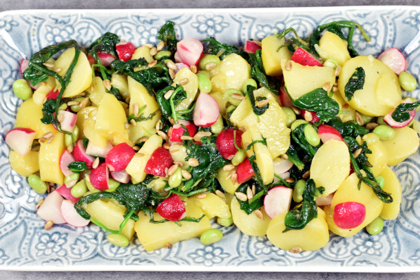 Citronmarineret kartoffelsalat