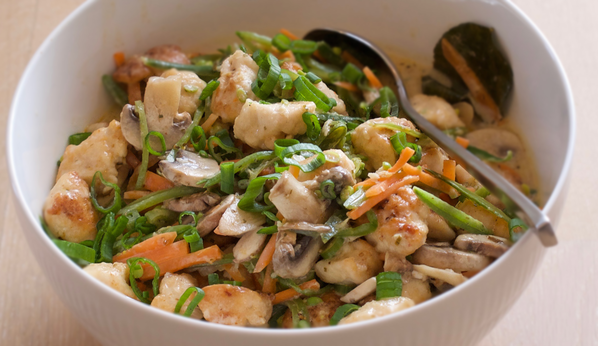 Thai kylling i rød karry