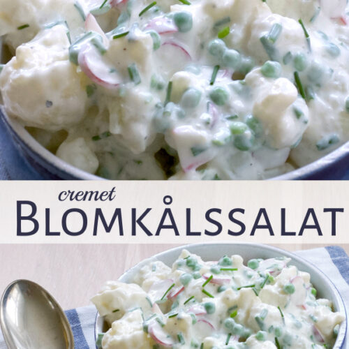 Cremet blomkålssalat
