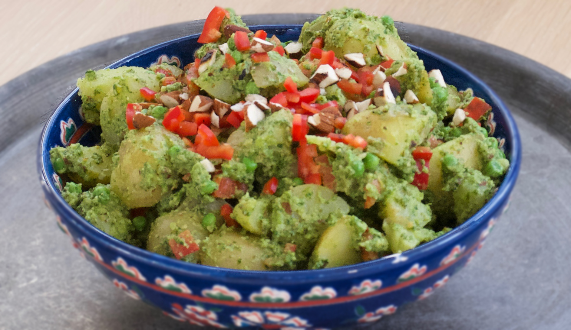 Kartoffelsalat med pesto Kartoffelsalat med pesto