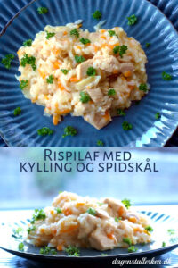 Rispilaf med kylling og spidskål