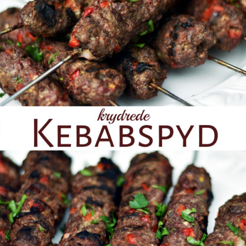 Krydrede kebabspyd