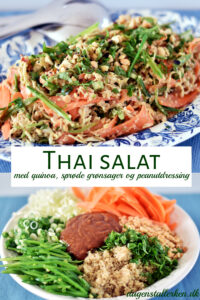 Thai salat med quinoa og peanuts