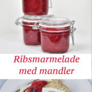 Ribsmarmelade med mandler