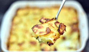 Kartoffel-squashgratin