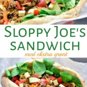 Sloppy Joe’s sandwich