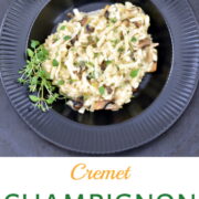 Cremet risotto med champignon