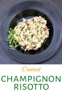 Cremet risotto med champignon