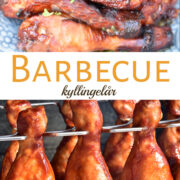 Barbecuremarineret kyllingelår