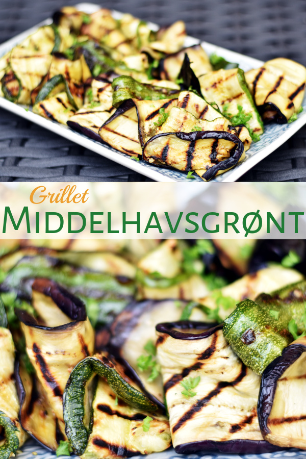 Grillet middelhavsgrønt