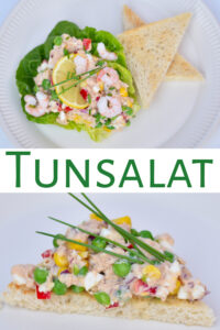 Salatbåde med tunsalat