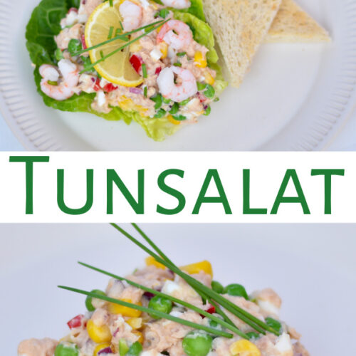Salatbåde med tunsalat