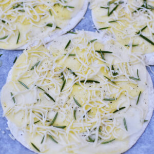 Tortillapizza med kartofler