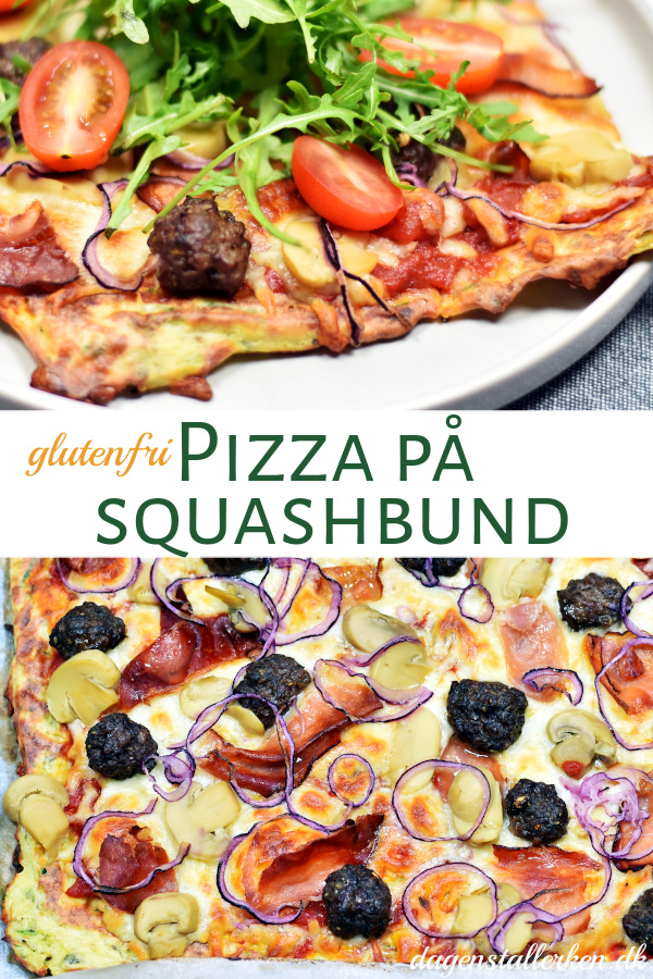 Pizza på squashbund