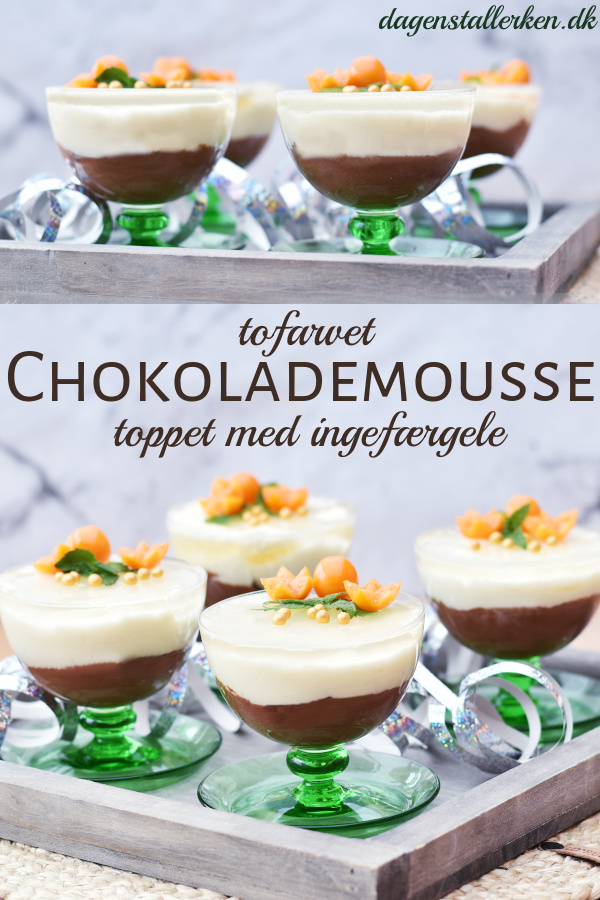 Tofarvet chokolademousse