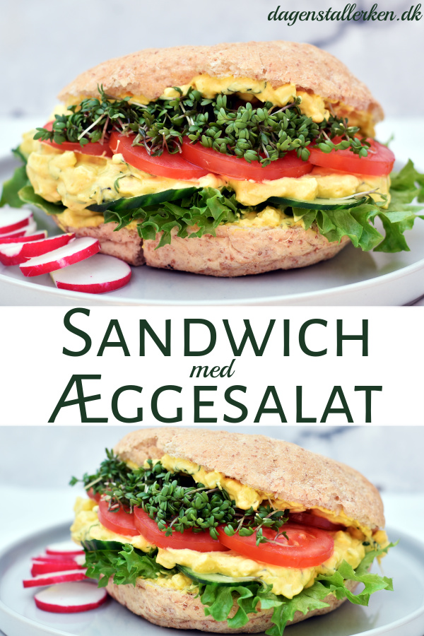 Sandwich med æggesalat