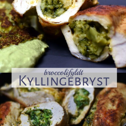 Broccolifyldt kylling