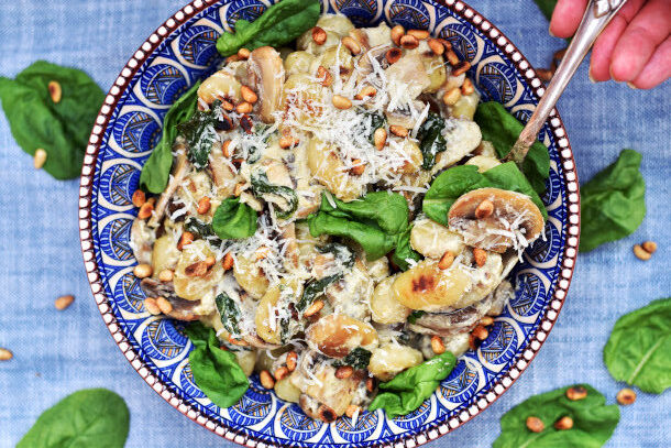 Gnocchi med champignon