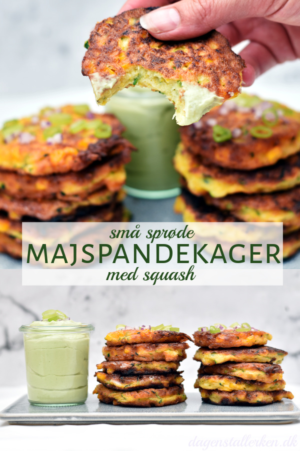 Majspandekager med squash