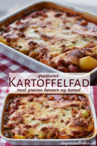 Gratineret kartoffelfad