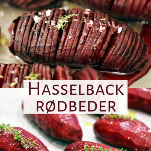 Hasselback rødbeder