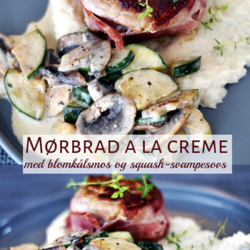 Mørbrad a la creme med blomkålsmos