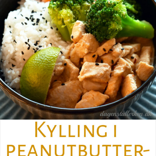 Kylling i peanutbuttersauce
