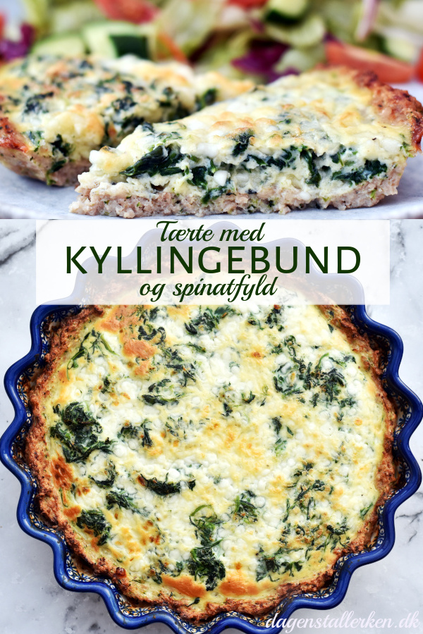 Tærte med kyllingebund