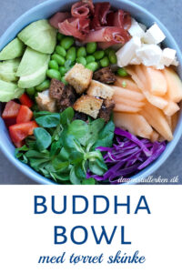 Buddha bowl med tørret skinke