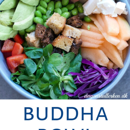 Buddha bowl med tørret skinke