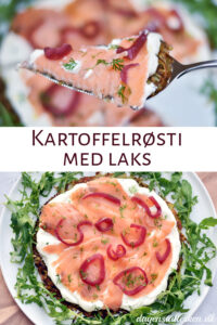 Kartoffelrøsti med laks