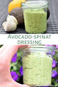 Avocado-spinatdressing