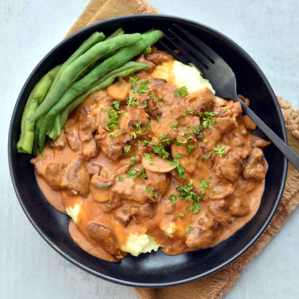 Bøf stroganoff