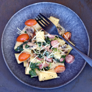 Pasta med salciccia