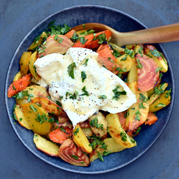 Bagte beder med burrata | Smukt tilbehør fyldt med smag og cremethed