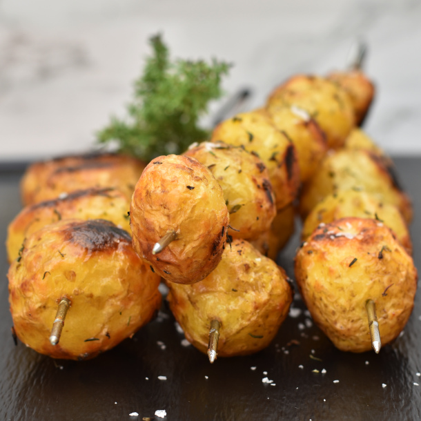Grillede kartofler