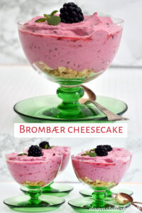 Brombær cheesecake