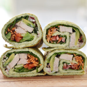 Hytteostewrap med fyld