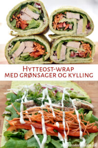 Hytteostewrap med fyld