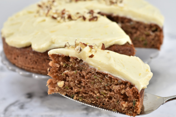 Squashkage med ostecreme