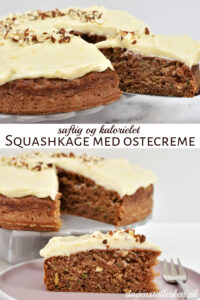 Squashkage med ostecreme