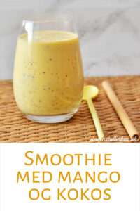 Smoothie med mango og kokos
