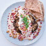 Bagt blomkål med bønnecreme