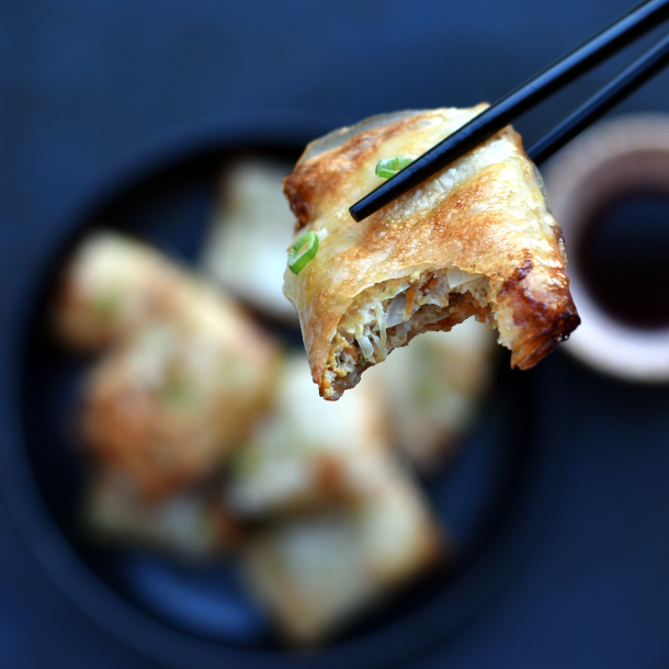 Sprøde rispapirsruller