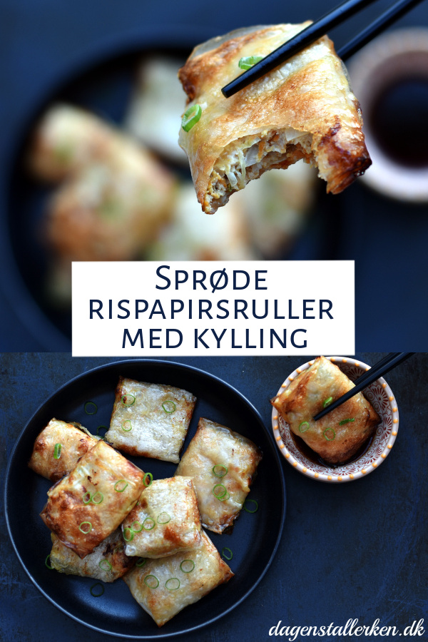 Sprøde rispapirsruller