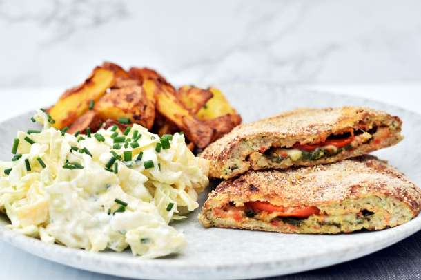 Kyllingepakker med pesto og mozzarella