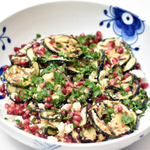 Lun grillet squashsalat